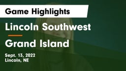 Lincoln Southwest  vs Grand Island  Game Highlights - Sept. 13, 2022