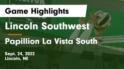 Lincoln Southwest  vs Papillion La Vista South  Game Highlights - Sept. 24, 2022