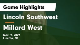 Lincoln Southwest  vs Millard West  Game Highlights - Nov. 2, 2022