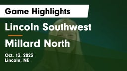 Lincoln Southwest  vs Millard North   Game Highlights - Oct. 13, 2023