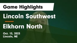 Lincoln Southwest  vs Elkhorn North  Game Highlights - Oct. 13, 2023