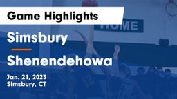 Simsbury  vs Shenendehowa  Game Highlights - Jan. 21, 2023