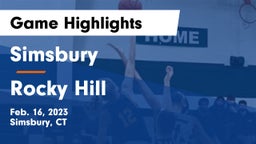 Simsbury  vs Rocky Hill  Game Highlights - Feb. 16, 2023