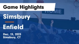 Simsbury  vs Enfield  Game Highlights - Dec. 15, 2023