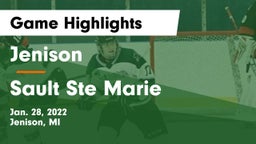 Jenison   vs Sault Ste Marie Game Highlights - Jan. 28, 2022