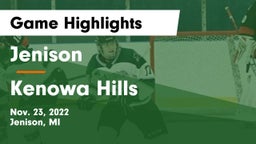Jenison   vs Kenowa Hills  Game Highlights - Nov. 23, 2022