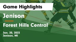 Jenison   vs Forest Hills Central  Game Highlights - Jan. 20, 2023
