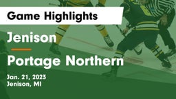 Jenison   vs Portage Northern  Game Highlights - Jan. 21, 2023