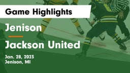 Jenison   vs Jackson United Game Highlights - Jan. 28, 2023