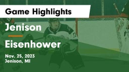 Jenison   vs Eisenhower  Game Highlights - Nov. 25, 2023