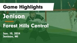 Jenison   vs Forest Hills Central  Game Highlights - Jan. 10, 2024