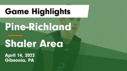 Pine-Richland  vs Shaler Area  Game Highlights - April 14, 2022