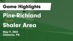 Pine-Richland  vs Shaler Area  Game Highlights - May 9, 2023