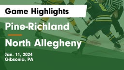 Pine-Richland  vs North Allegheny  Game Highlights - Jan. 11, 2024