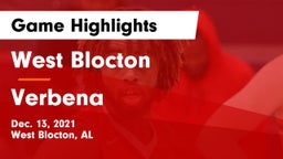 West Blocton  vs Verbena Game Highlights - Dec. 13, 2021