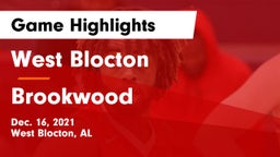 West Blocton  vs Brookwood  Game Highlights - Dec. 16, 2021