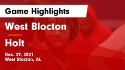 West Blocton  vs Holt  Game Highlights - Dec. 29, 2021