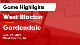 West Blocton  vs Gardendale  Game Highlights - Jan. 29, 2022