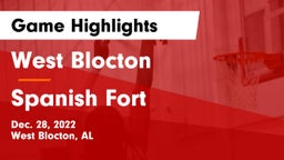 West Blocton  vs Spanish Fort  Game Highlights - Dec. 28, 2022