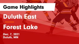 Duluth East  vs Forest Lake  Game Highlights - Dec. 7, 2021