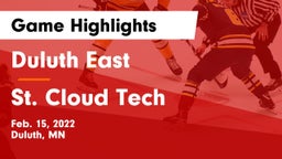 Duluth East  vs St. Cloud Tech Game Highlights - Feb. 15, 2022