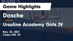 Dasche vs Ursuline Academy Girls JV Game Highlights - Nov. 22, 2021