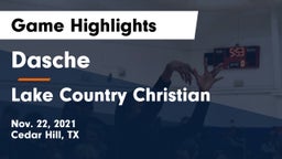 Dasche vs Lake Country Christian  Game Highlights - Nov. 22, 2021