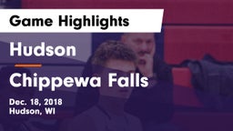 Hudson  vs Chippewa Falls  Game Highlights - Dec. 18, 2018