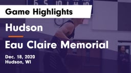 Hudson  vs Eau Claire Memorial  Game Highlights - Dec. 18, 2020