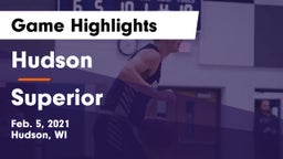 Hudson  vs Superior  Game Highlights - Feb. 5, 2021