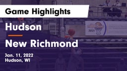 Hudson  vs New Richmond  Game Highlights - Jan. 11, 2022