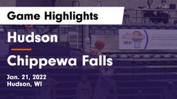 Hudson  vs Chippewa Falls  Game Highlights - Jan. 21, 2022