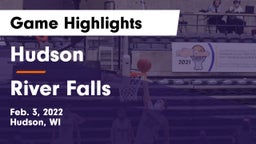 Hudson  vs River Falls  Game Highlights - Feb. 3, 2022