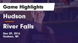 Hudson  vs River Falls  Game Highlights - Dec 09, 2016
