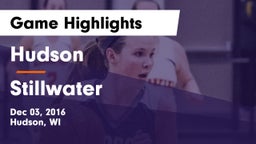 Hudson  vs Stillwater  Game Highlights - Dec 03, 2016