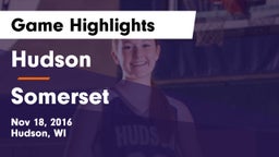 Hudson  vs Somerset  Game Highlights - Nov 18, 2016