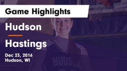 Hudson  vs Hastings Game Highlights - Dec 23, 2016