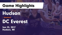 Hudson  vs DC Everest Game Highlights - Jan 25, 2017