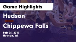 Hudson  vs Chippewa Falls Game Highlights - Feb 26, 2017