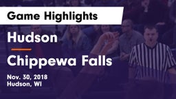 Hudson  vs Chippewa Falls  Game Highlights - Nov. 30, 2018