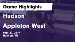 Hudson  vs Appleton West  Game Highlights - Feb. 22, 2019