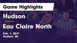 Hudson  vs Eau Claire North  Game Highlights - Feb. 1, 2019