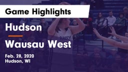 Hudson  vs Wausau West  Game Highlights - Feb. 28, 2020