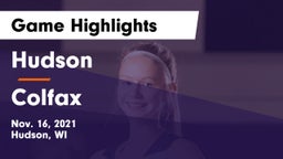 Hudson  vs Colfax  Game Highlights - Nov. 16, 2021