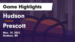 Hudson  vs Prescott  Game Highlights - Nov. 19, 2021