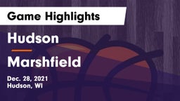 Hudson  vs Marshfield  Game Highlights - Dec. 28, 2021
