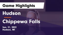 Hudson  vs Chippewa Falls  Game Highlights - Jan. 21, 2022