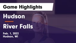 Hudson  vs River Falls  Game Highlights - Feb. 1, 2022