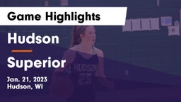 Hudson  vs Superior  Game Highlights - Jan. 21, 2023
