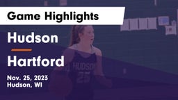 Hudson  vs Hartford  Game Highlights - Nov. 25, 2023